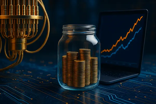 Financial quantum algorithm