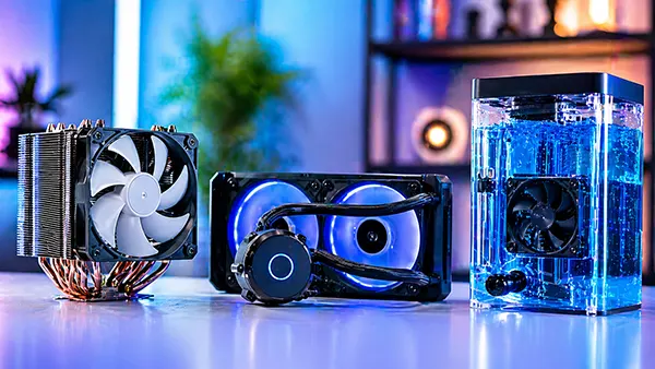 immersie koeling setup